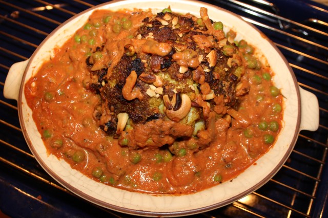 Stuffed whole cauliflower or Gobi Mussalam