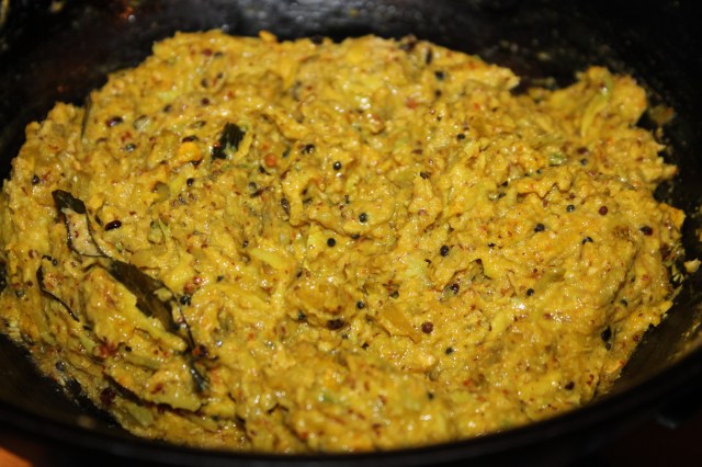 Cook down the mango chutney