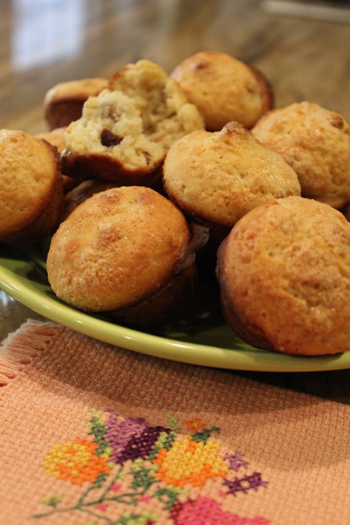 Showing off my cross-stitchery skills.