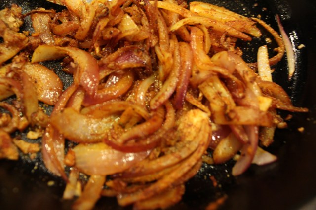 Toast the spices, briefly