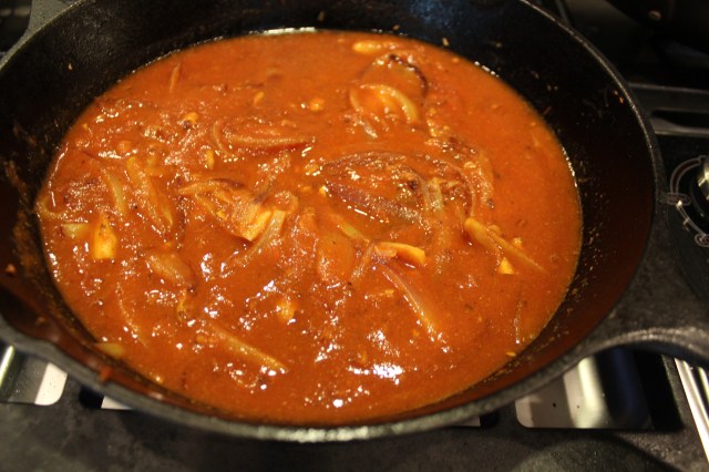 Add a cup of tomato puree