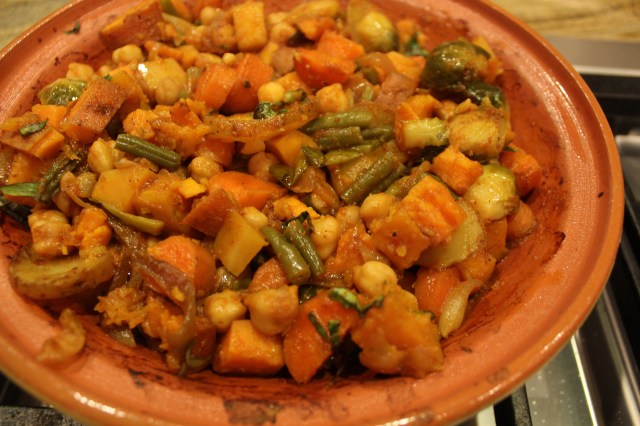 Bake for an hour until the aroma is heavenly and the vegetables are fork tender