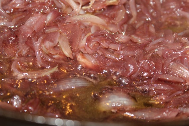 Wine the onions!